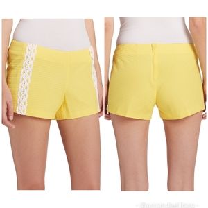 Lilly Pulitzer Textured Liza Sunglow Yellow Shorts